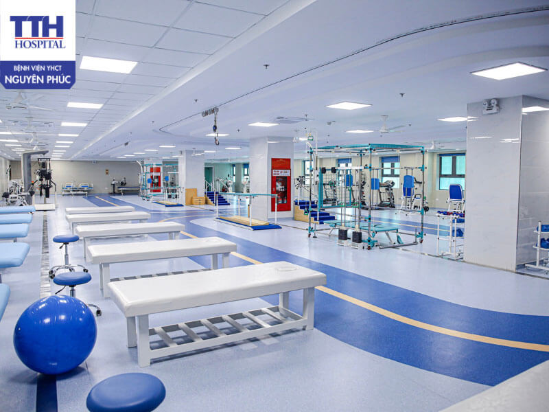 Không gian phục hồi chức năng hiện đại, thân thiện với người bệnh