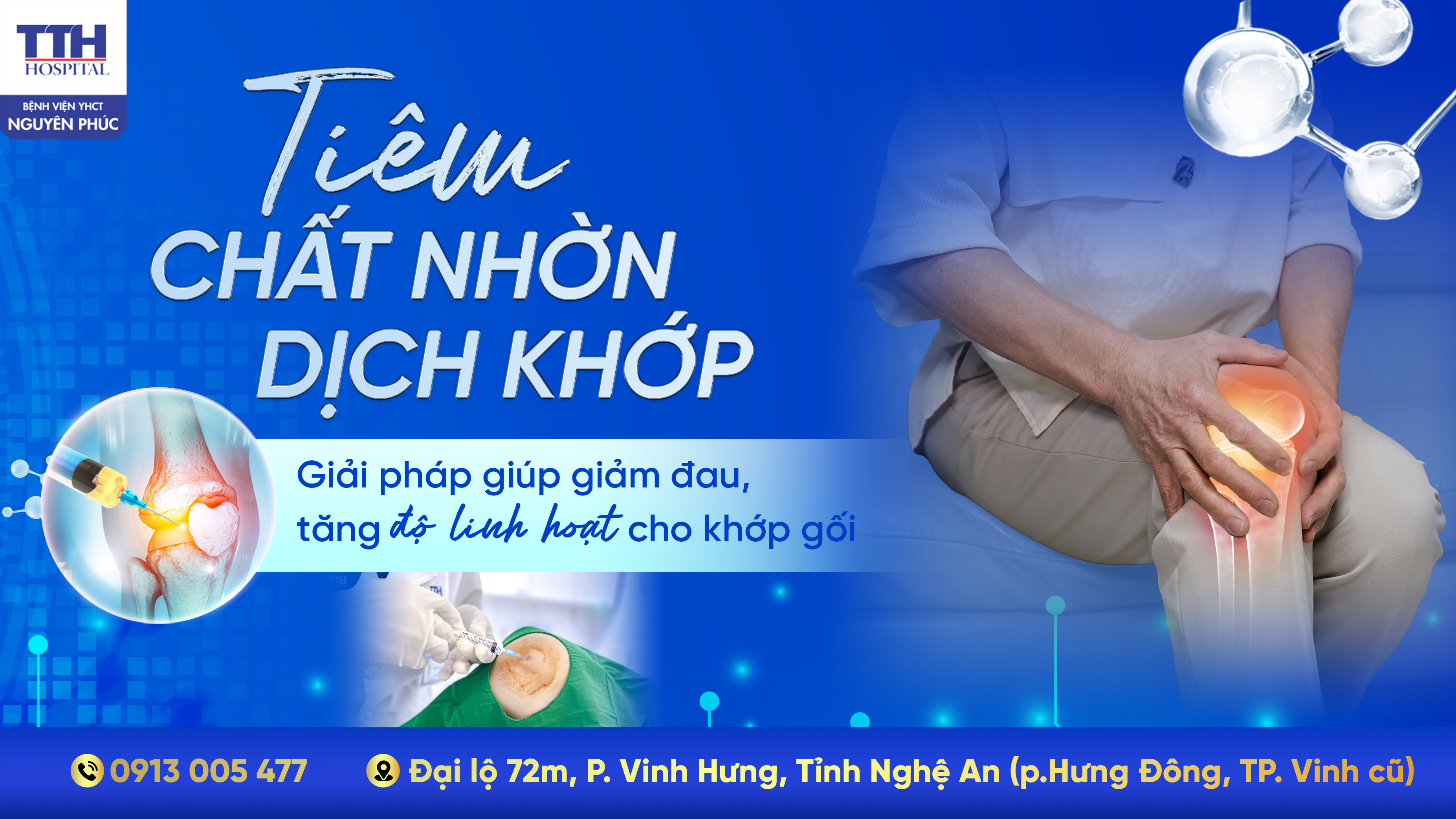 TIÊM CHẤT NHỜN DỊCH KHỚP - GIẢI PHÁP GIÚP GIẢM ĐAU, TĂNG ĐỘ LINH HOẠT CHO KHỚP GỐI