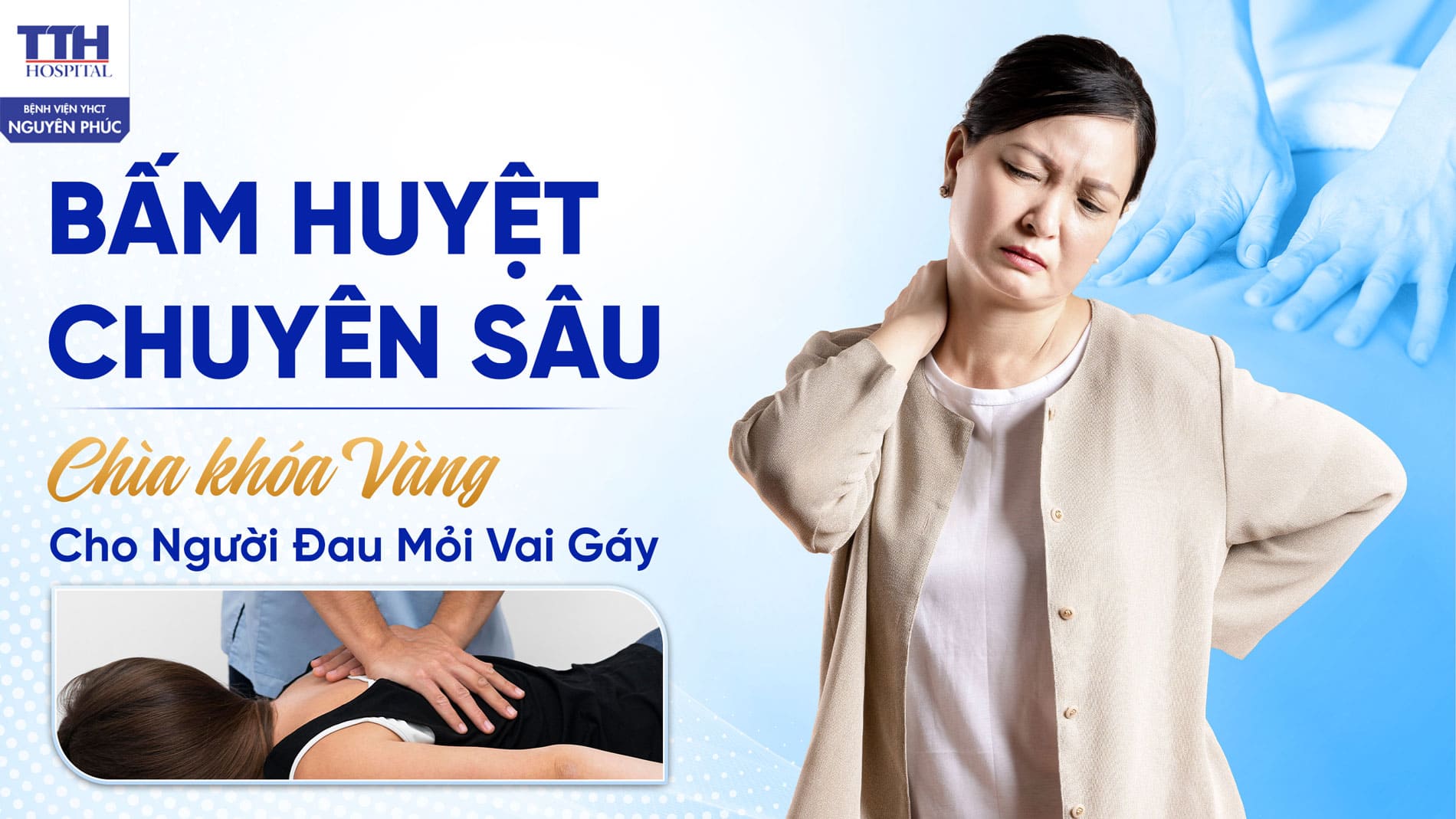 Bấm Huyệt Chuyên Sâu – Chìa Khóa Vàng Cho Người Đau Mỏi Vai Gáy