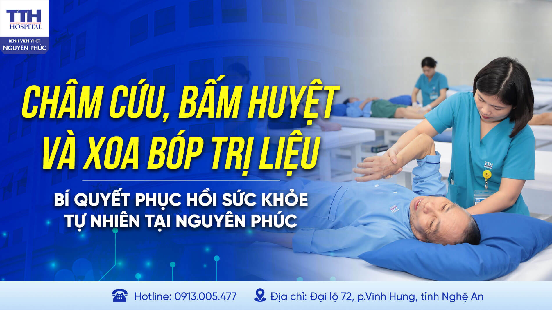 CHÂM CỨU, BẤM HUYỆT VÀ XOA BÓP TRỊ LIỆU