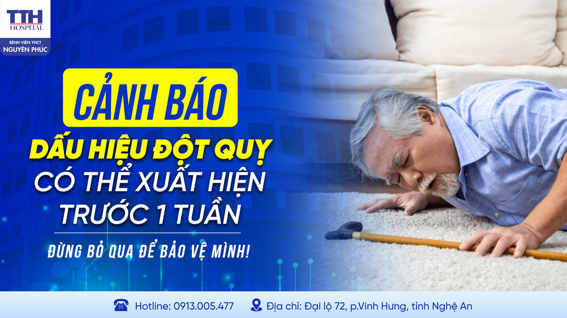 DẤU HIỆU ĐỘT QUỴ CÓ THỂ XUẤT HIỆN TRƯỚC 1 TUẦN