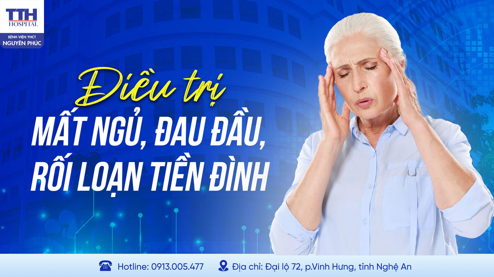 MẤT NGỦ, ĐAU ĐẦU, RỐI LOẠN TIỀN ĐÌNH - GIẢI PHÁP ĐIỀU TRỊ HIỆU QUẢ TỪ Y HỌC CỔ TRUYỀN